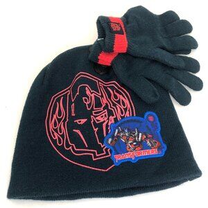 Transformers 2011 Optimus Prime Beanie and Gloves Set - NEW